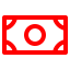 Money red icon